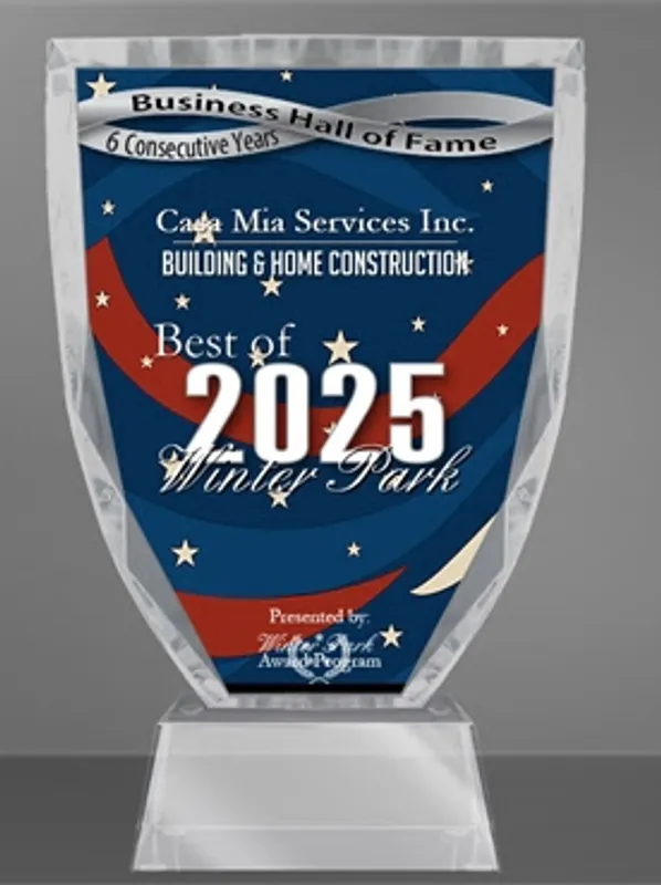 Casa Mia's Best of Winter Park award